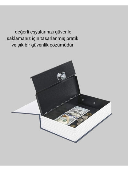 SAKLIKASA-Kitap Gizli Çelik Kasa
