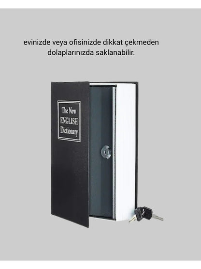 SAKLIKASA-Kitap Gizli Çelik Kasa