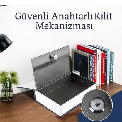 SAKLIKASA-Kitap Gizli Çelik Kasa