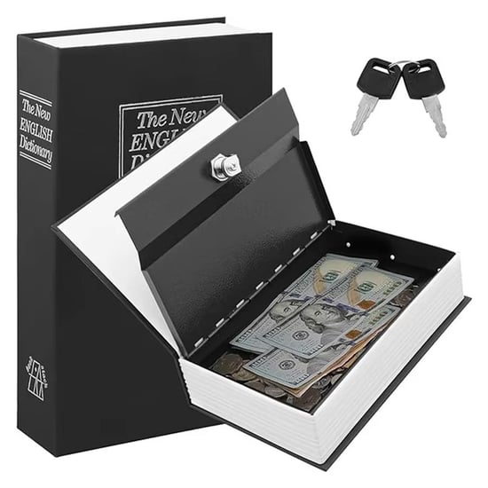 SAKLIKASA-Kitap Gizli Çelik Kasa